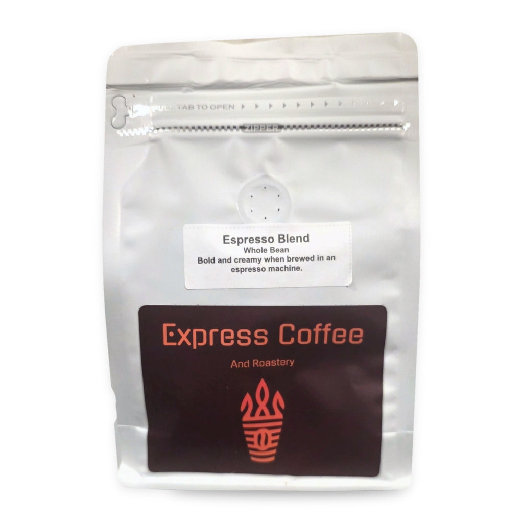 Express Coffee and Roastery Espresso Blend coffee bag