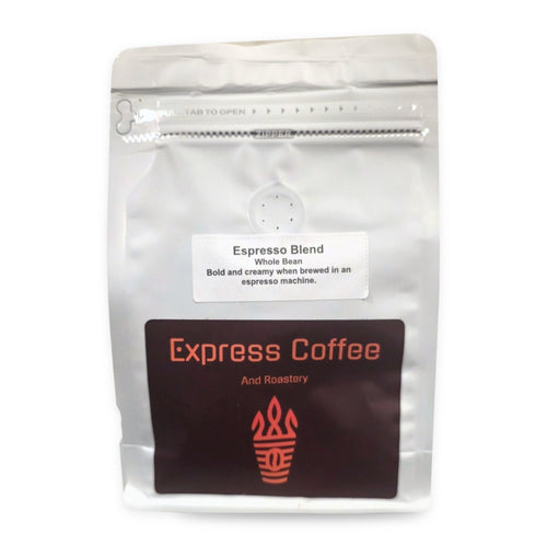 Express Coffee and Roastery Espresso Blend coffee bag